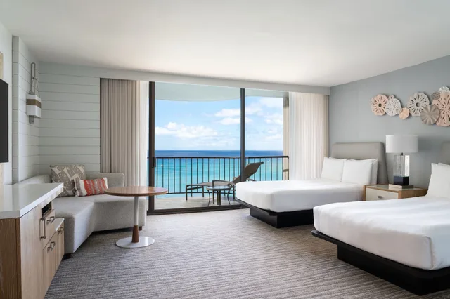 Room, 2 Double Beds, Ocean Front, Balcony، Waikiki Beach Marriott Resort and Spa 3/8