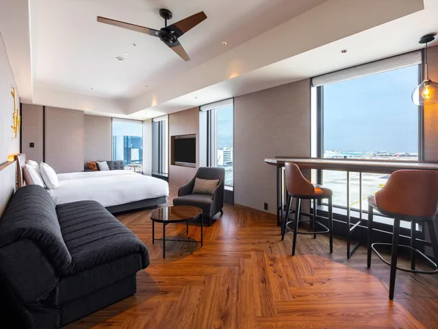 Junior Suite, Single, Multiple Beds, Airport View، Hotel Metropolitan Tokyo Haneda 2/4
