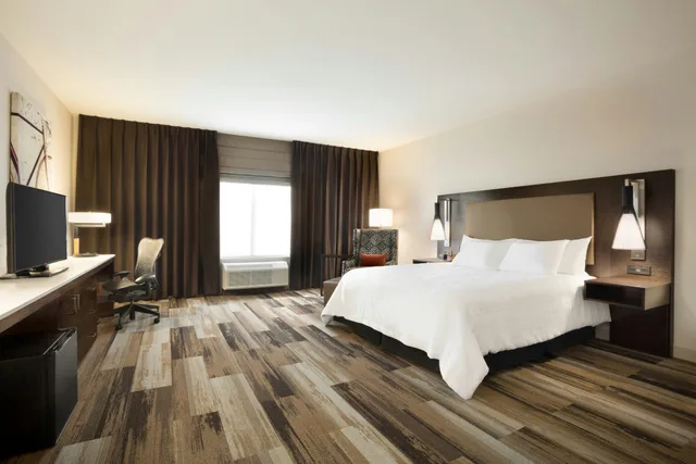 غرفة بسرير كينج بحوض استحمام لذوي الإعاقة، Hilton Garden Inn Downtown Birmingham 1/3