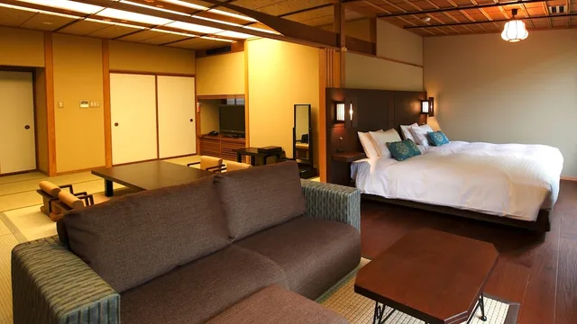 Japanese Western, Twin Beds, 4 Futon Beds, Tofuya Resort&Spa-Izu 1/1