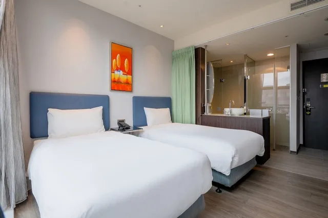 غرفة ديلوكس بسريرين منفصلين، CHECK inn Taipei Xinyi 5/10