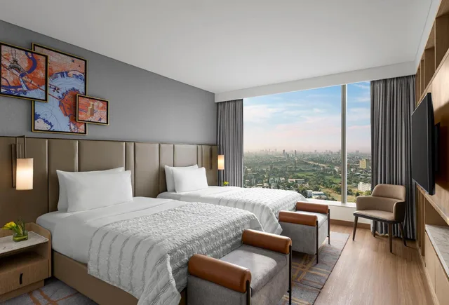 1 Bedroom, Luxury, Suite, King Bed, Skyline View, Balcony, Club Lounge Access, Large، Le Meridien Navi Mumbai 3/8