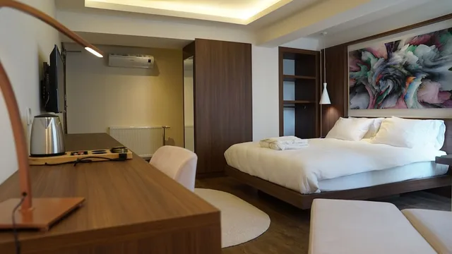 غرفة ديلوكس بسرير كوين بإطلالة على المدينة بغرفة نوم واحدة، Tn&Co Hotel 2/3