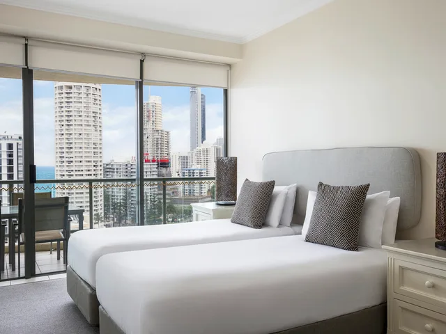 شقة بإطلالة على البحر بغرفتي نوم، Mantra Sun City Surfers Paradise 1/1