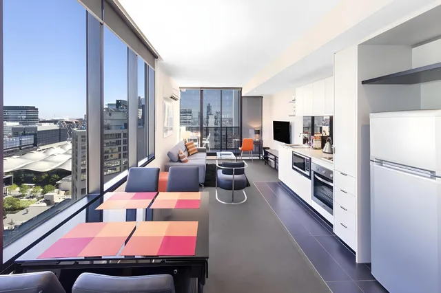 شقة ديلوكس بغرفة نوم واحدة، Aura On Flinders Serviced Apartment 2/2