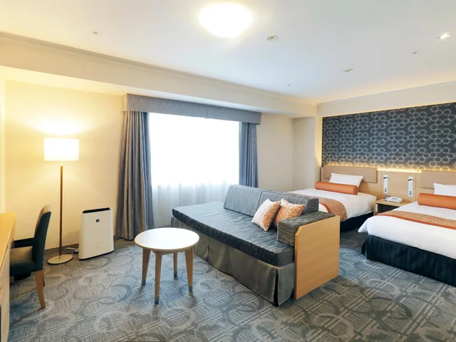 غرفة سوبيريور ثلاثية بسريرين منفصلين مع أريكة، Sapporo Excel Hotel Tokyu 1/1