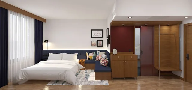 غرفة بسرير كوين لذوي الإعاقة، Hampton by Hilton Istanbul Arnavutkoy 3/8
