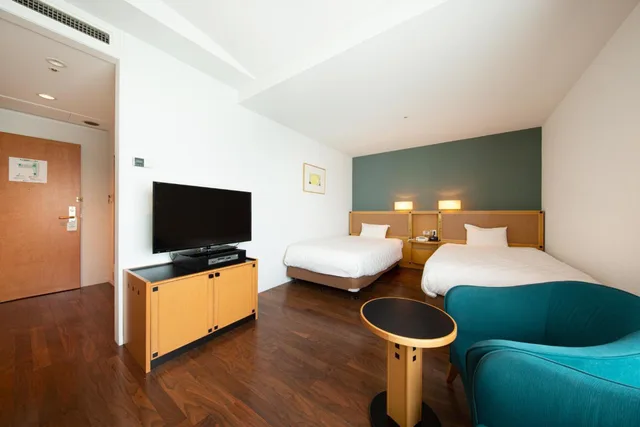 غرفة بسريرين منفصلين مع سرير إضافي، Hotel Nagoya Garden Palace 1/2