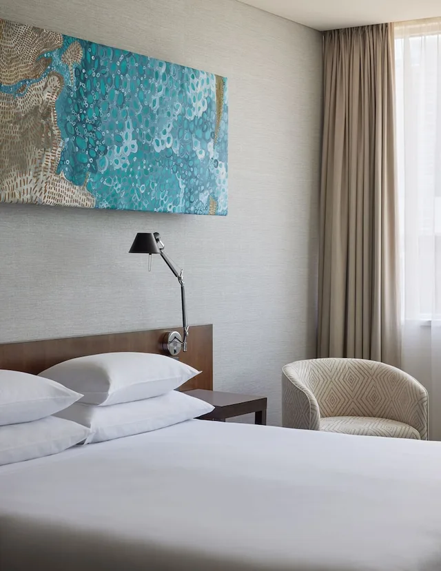 غرفة بسرير كوين بإطلالة على النهر، Hyatt Regency Brisbane 3/4