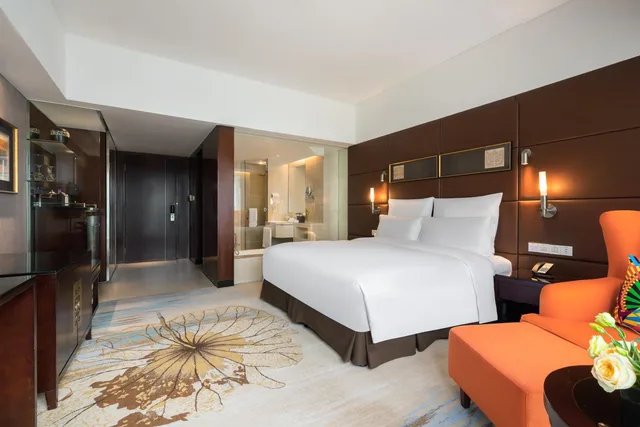 غرفة ديلوكس بسرير كينج بإطلالة، Pullman Guangzhou Baiyun Airport Hotel 5/8