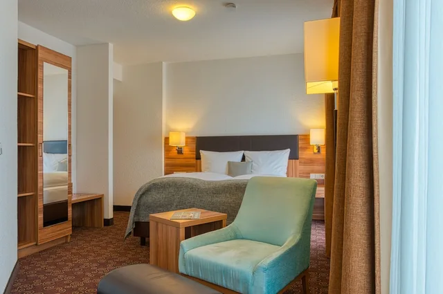 غرفة كومفورت بسرير كوين، Centro Hotel Sautter 2/10