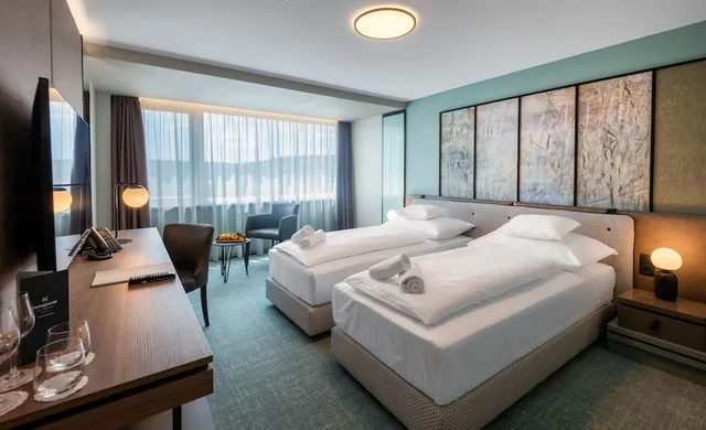 غرفة قياسية بسرير مزدوج أو سريرين منفصلين، Hunguest Hotel Bal Resort 1/2