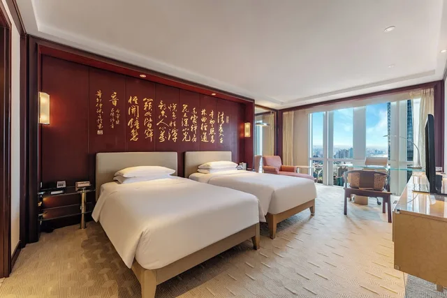 2 Twin Beds Club Access, GRAND HYATT SHANGHAI 3/5