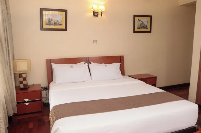 شقة تنفيذية بسرير كينج وسرير كوين بغرفتي نوم، Gemsuites Luxury Serviced Apartments 3/5