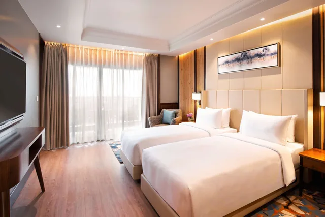 غرفة ديلوكس بسريرين منفصلين بشرفة، Radisson Blu Resort Dharamshala 5/10