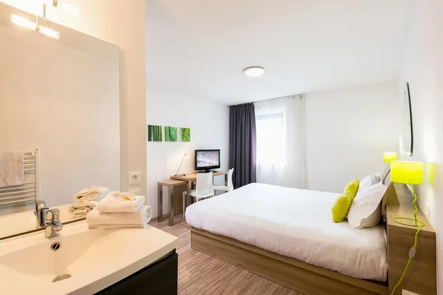 جناح بزنس بسرير كينج، Teneo Apparthotel Bordeaux Merignac Aeroport 1/1