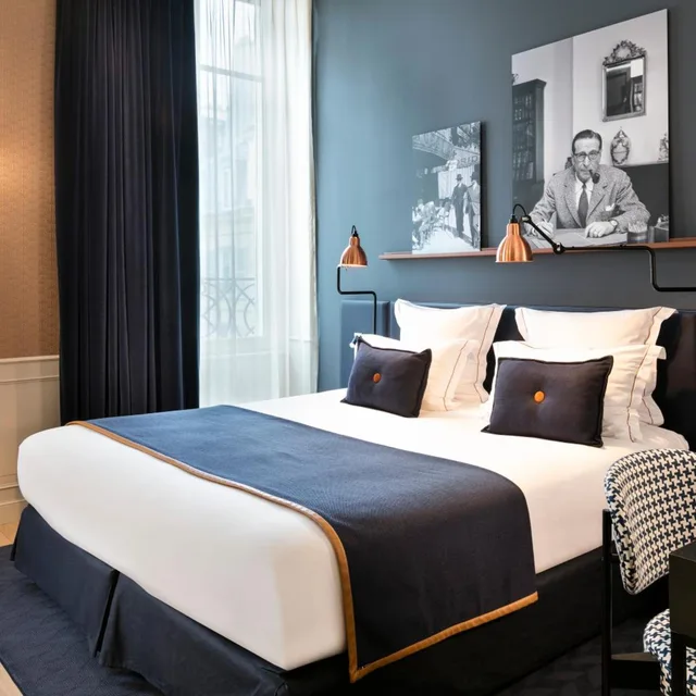 غرفة سوبيريور بسرير كينج، Hotel Square Louvois 2/5