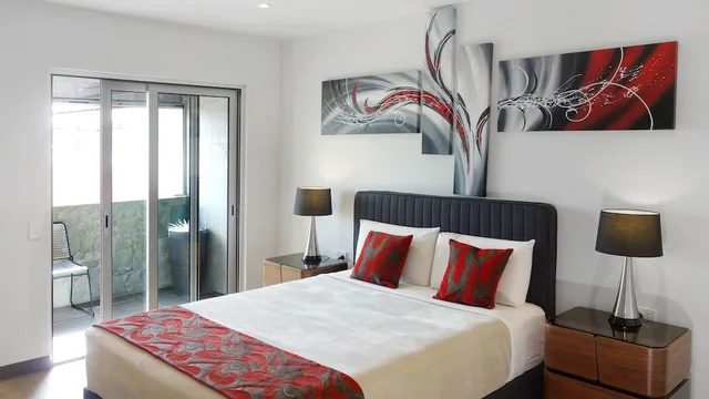 شقة ديلوكس بسريرين كوين بشرفة بغرفتي نوم، Semaphore Splash Apartments 3/10