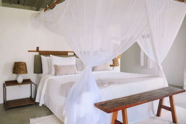 كابينة ديلوكس بسرير كينج وسرير فردي، Villa dos Nativos Boutique Hotel 2/5