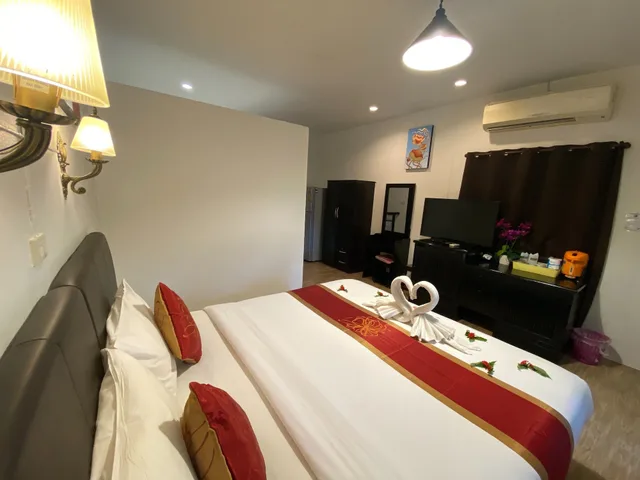 غرفة بسرير كينج بإطلالة على الحديقة، The Krabi Forest Homestay 3/10