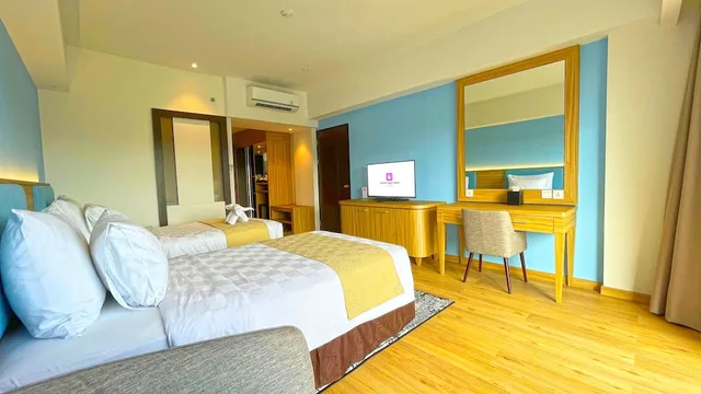 غرفة بريميير ديلوكس بسرير فردي، Grand Lagoi Hotel By Willson 2/4