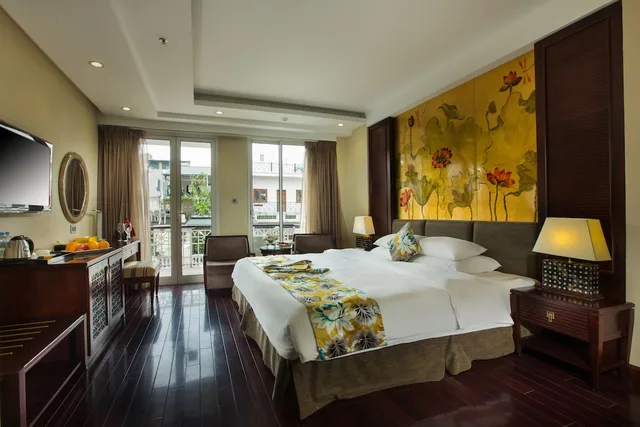 جناح استوديو بسرير كينج بشرفة، Golden Silk Boutique Hotel 1/4