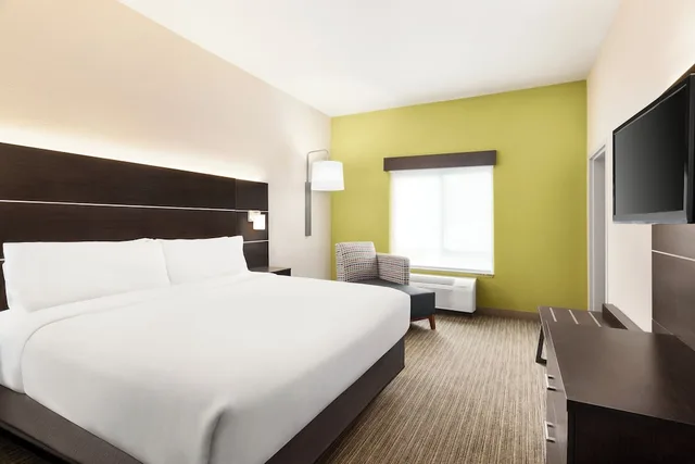 جناح بسرير كينج مع أريكة لذوي الإعاقة، Holiday Inn Express Hotel Suites San Antonio Nw Medical Area 1/4