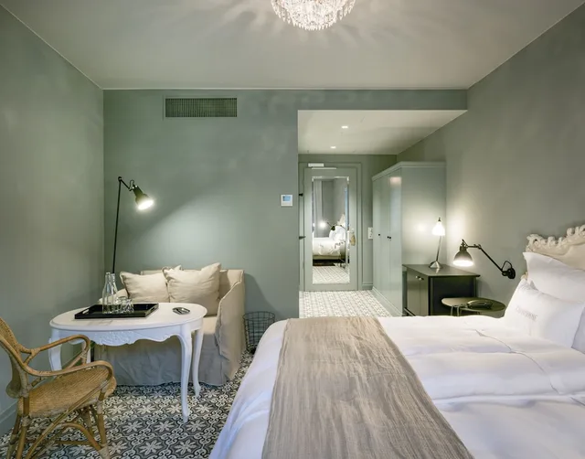 غرفة بسرير مزدوج، La Couronne Hotel Restaurant 4/10