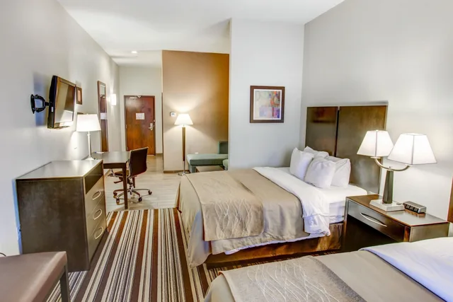 غرفة سوبيريور بسريرين كوين، Comfort Inn & Suites Triadelphia - Wheeling 1/10