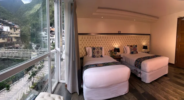 جناح استوديو ديلوكس بسرير كينج بإطلالة على النهر والجبل، Jaya Machu Picchu Boutique Hotel 2/4