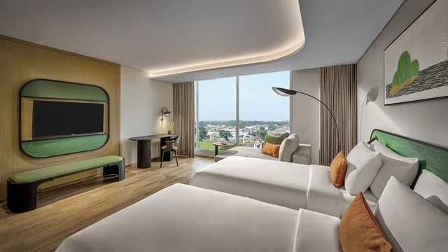 غرفة ديلوكس بسرير مزدوج، Artotel Living World Kota Wisata 5/6