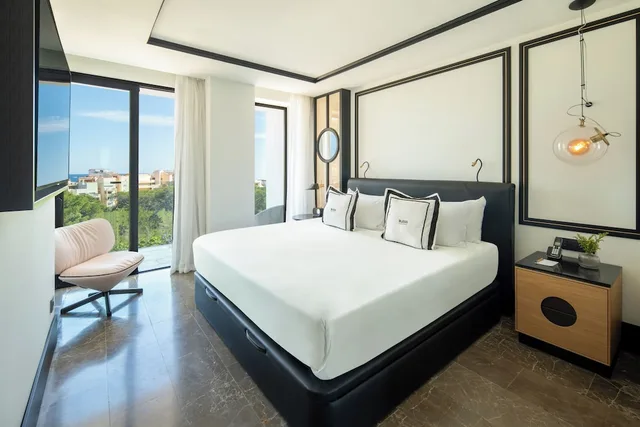 غرفة ديلوكس بسرير كينج بإطلالة على البحر، Bless Hotel Ibiza 4/7