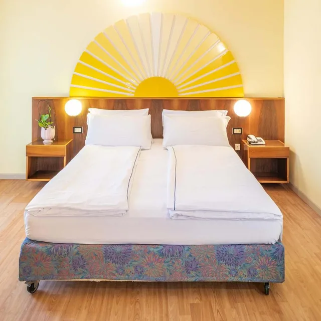غرفة بسرير مزدوج أو سريرين منفصلين، Park Hotel Jolanda 2/10