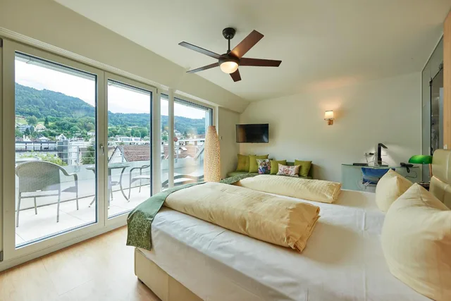 غرفة بسرير مزدوج بشرفة، Hotel Bodensee GmbH 1/10