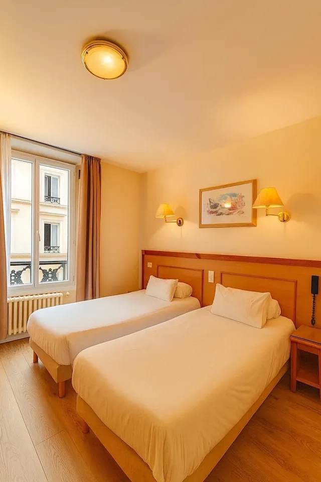 غرفة بسريرين منفصلين، Hotel Havane Opera 2/4