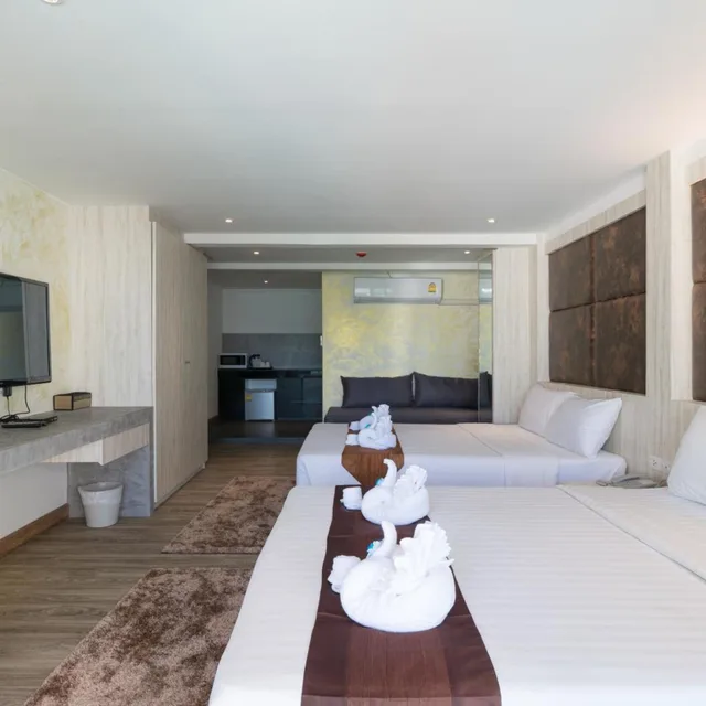 غرفة عائلية بإطلالة على البحر، Destinaation Patong Boutique By The Sea 6/10