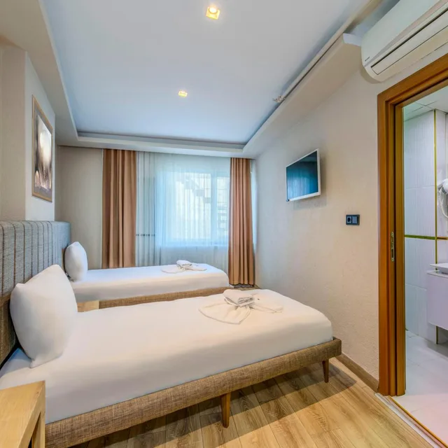 غرفة بسريرين منفصلين، Evim Hotel 2/10