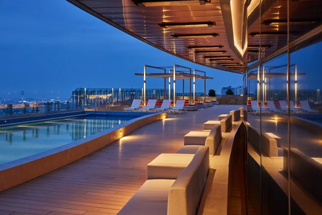 غرفة ديلوكس عائلية بسريرين منفصلين، LOTTE CITY HOTEL JEJU 1/1