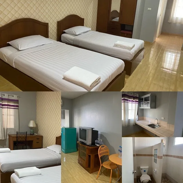 غرفة قياسية بسريرين منفصلين، Green Beach Pattaya 3/3