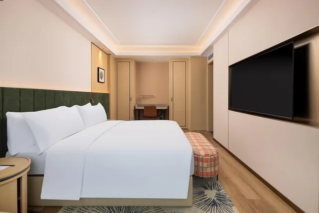غرفة سوبيريور بسرير كينج، Hilton Garden lnn Tongxiang Wuzhen 3/4