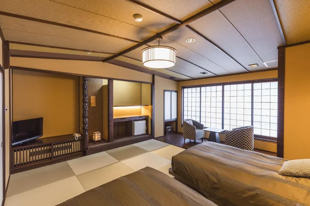 غرفة أساسية بسريرين منفصلين، Tsuta Onsen 1/1