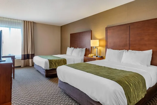 غرفة قياسية بسريرين كوين، Comfort Inn Charlotte 1/7