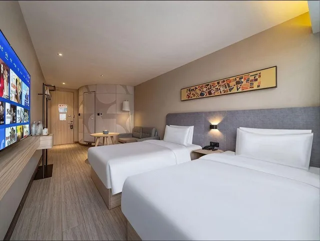 Room, Twin Beds, No Window، Hanting Hotel (Shanghai Lujiazui Dongfang Road) 1/1