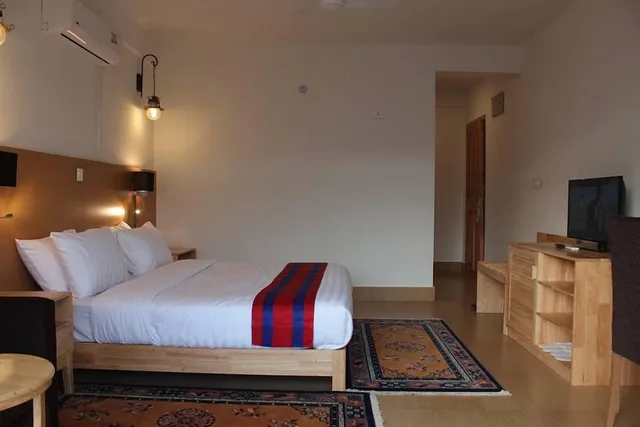 غرفة ديلوكس بسرير مزدوج بغرفة نوم واحدة، ZHINGKHAM RESORT 1/7
