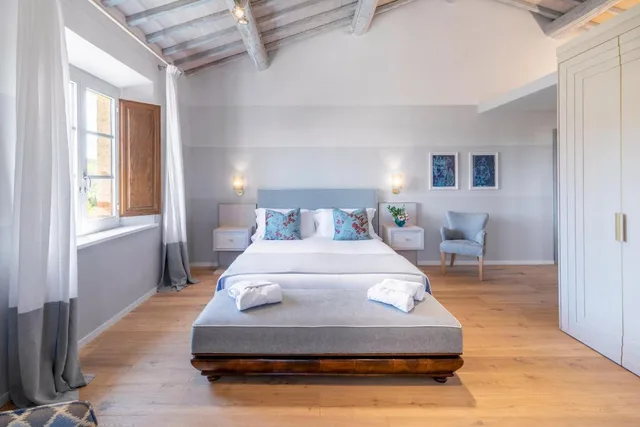 غرفة تنفيذية بسرير كينج بإطلالة، Relais Le Macine Di Stigliano 1/6