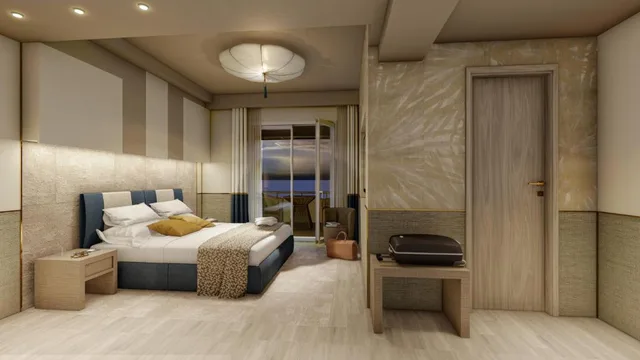 غرفة سوبيريور عائلية بشرفة، Hotel Domidea 1/3