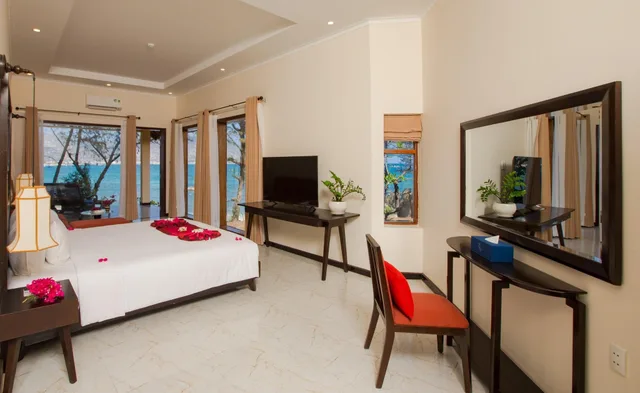 فيلا بسرير كينج بغرفة نوم واحدة، Hon Co Resort - Ca Na 1/1