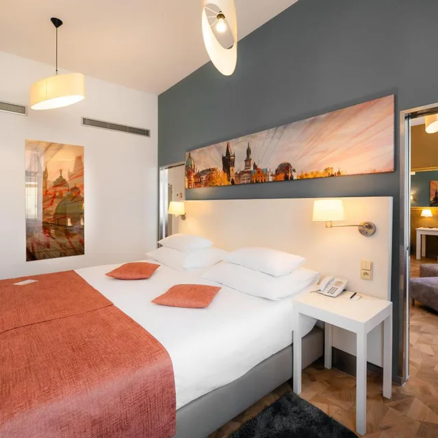 جناح غراند بسرير كينج، Grandium Hotel Prague 1/8