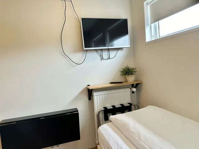 غرفة مفردة بحمام خاص، Hotel Hvammstangi 2/9
