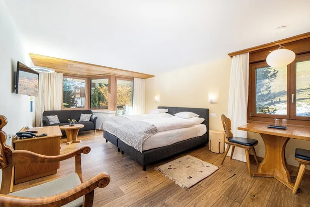 غرفة كلاسيكية بسرير مزدوج، Allalin Relais Du Silence Hotel 2/8